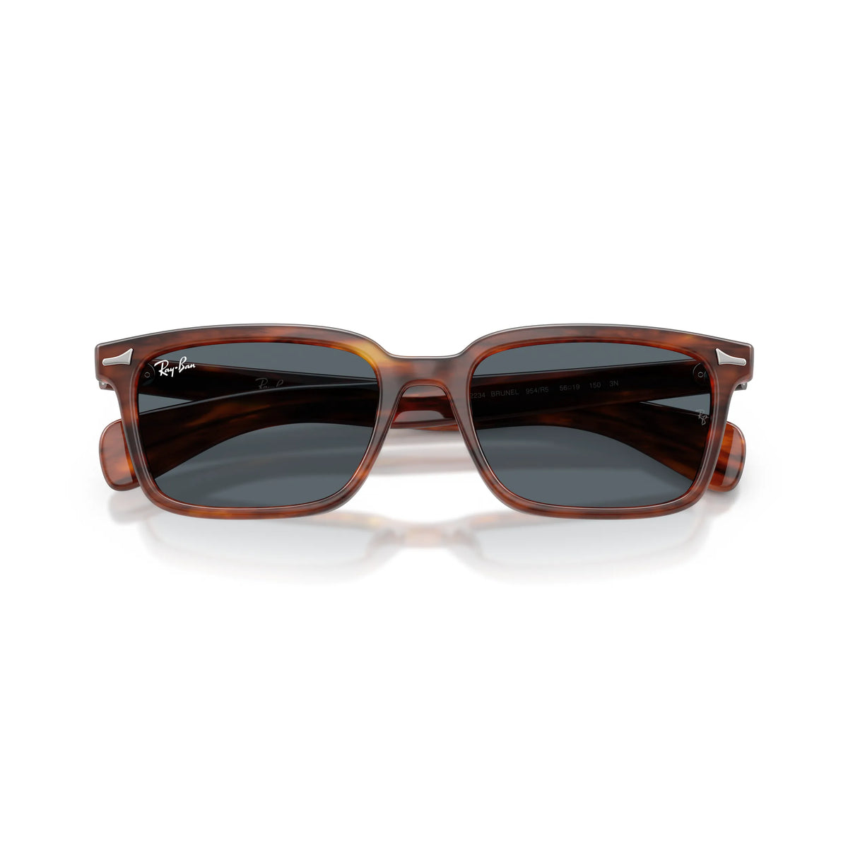 Óculos de sol Ray-Ban Brunel RB2234 954/R5 Havana riscado retangular