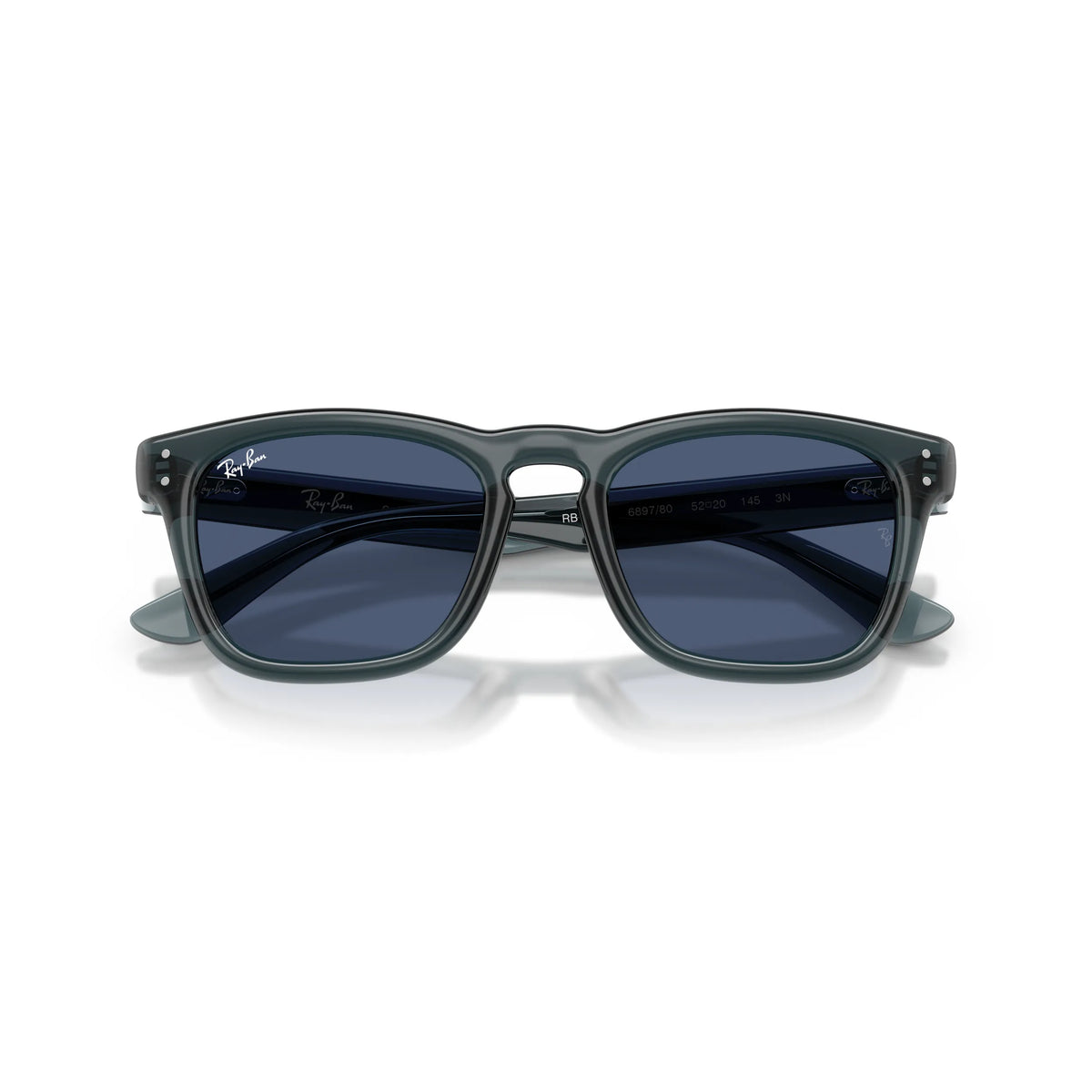 Ray-Ban Sonnenbrille RB2238 689780, transparent blau, rechteckig