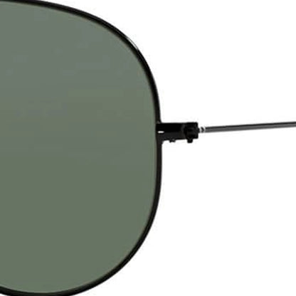Occhiali da sole Ray-Ban Aviator Large Metal RB3025 002/58 Black Polarized -dettagli3