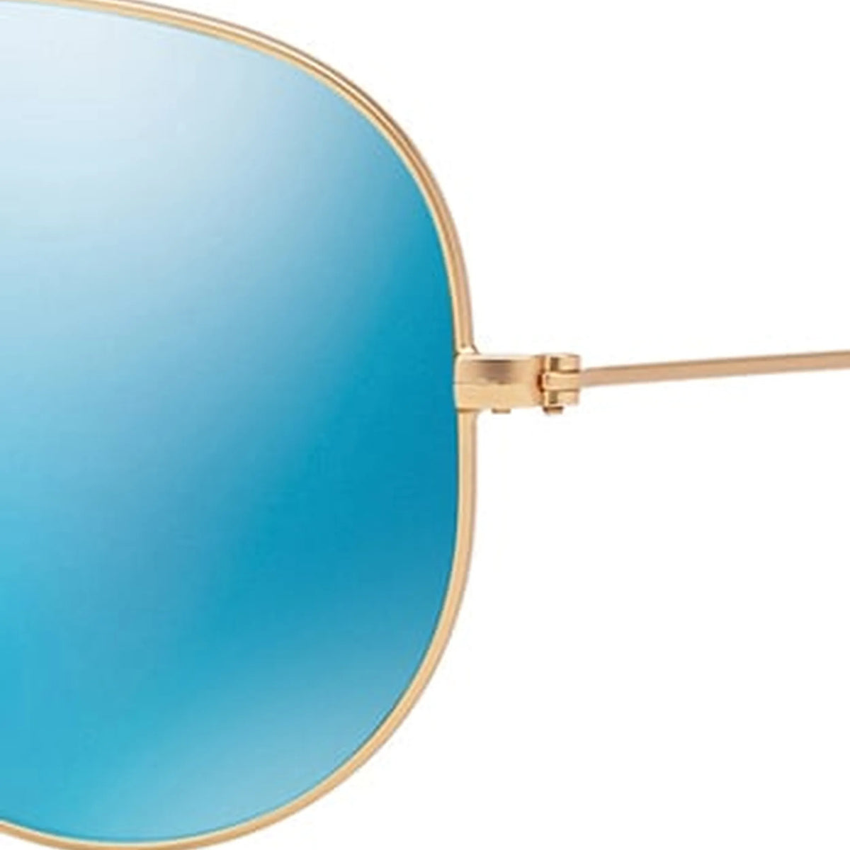 Ray-Ban Aviator Large Metal RB3025 112/17 Sonnenbrille, mattes Arista-Gold, Aviator-Form