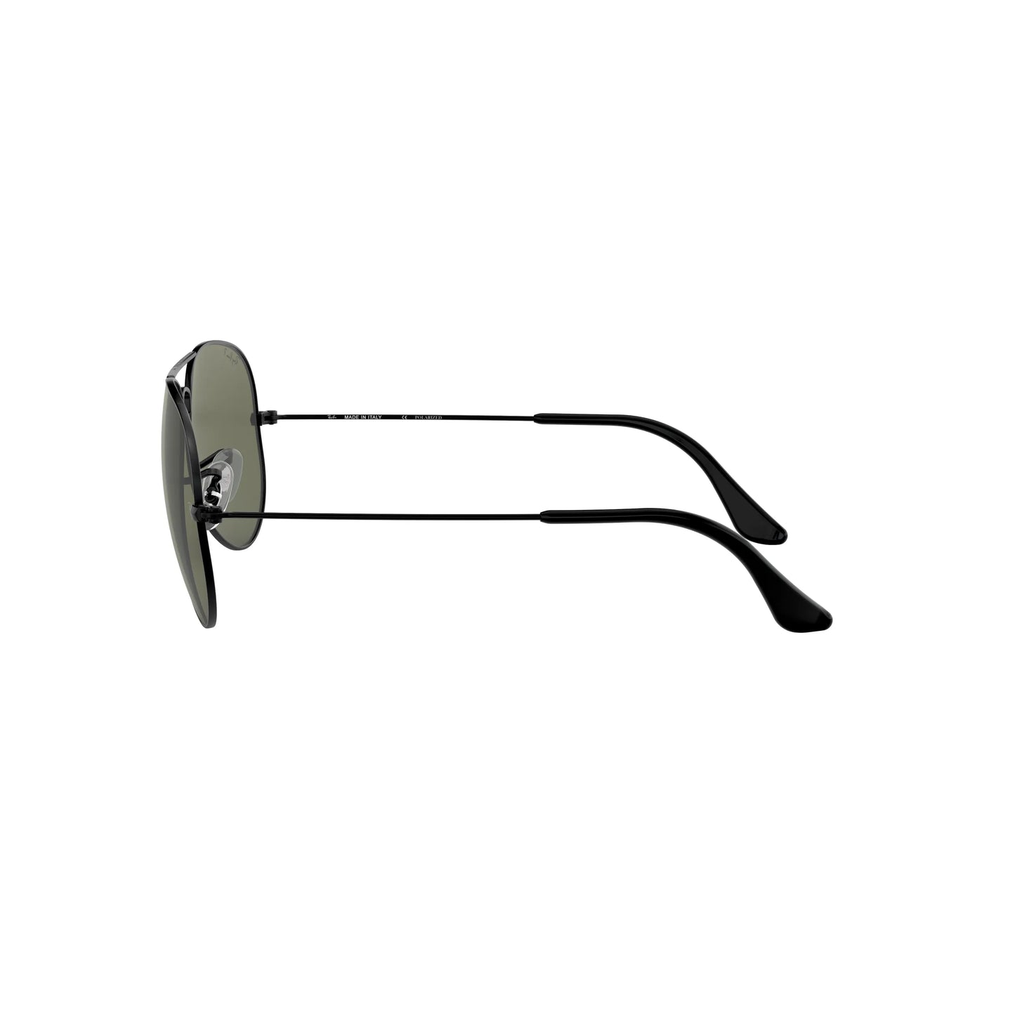 Occhiali da sole Ray-Ban Aviator Large Metal RB3025 002/58 Black Polarized -dettagli