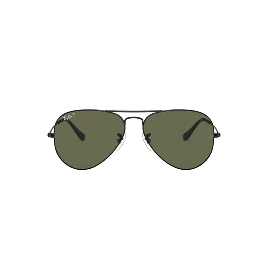 Occhiali da sole Ray-Ban Aviator Large Metal RB3025 002/58 Black Polarized