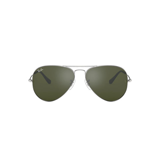 Ray-Ban Aviator Large Metall-Sonnenbrille RB3025 003/40 Silber aviator