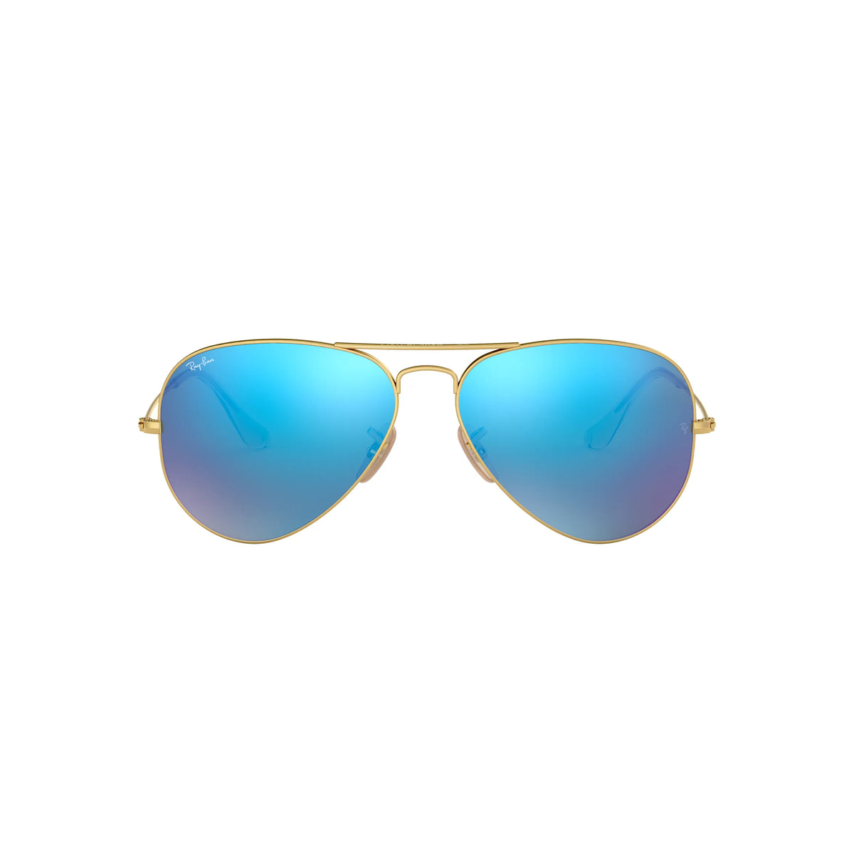 Ray-Ban Aviator Large Metal RB3025 112/17 Sonnenbrille, mattes Arista-Gold, Aviator-Form