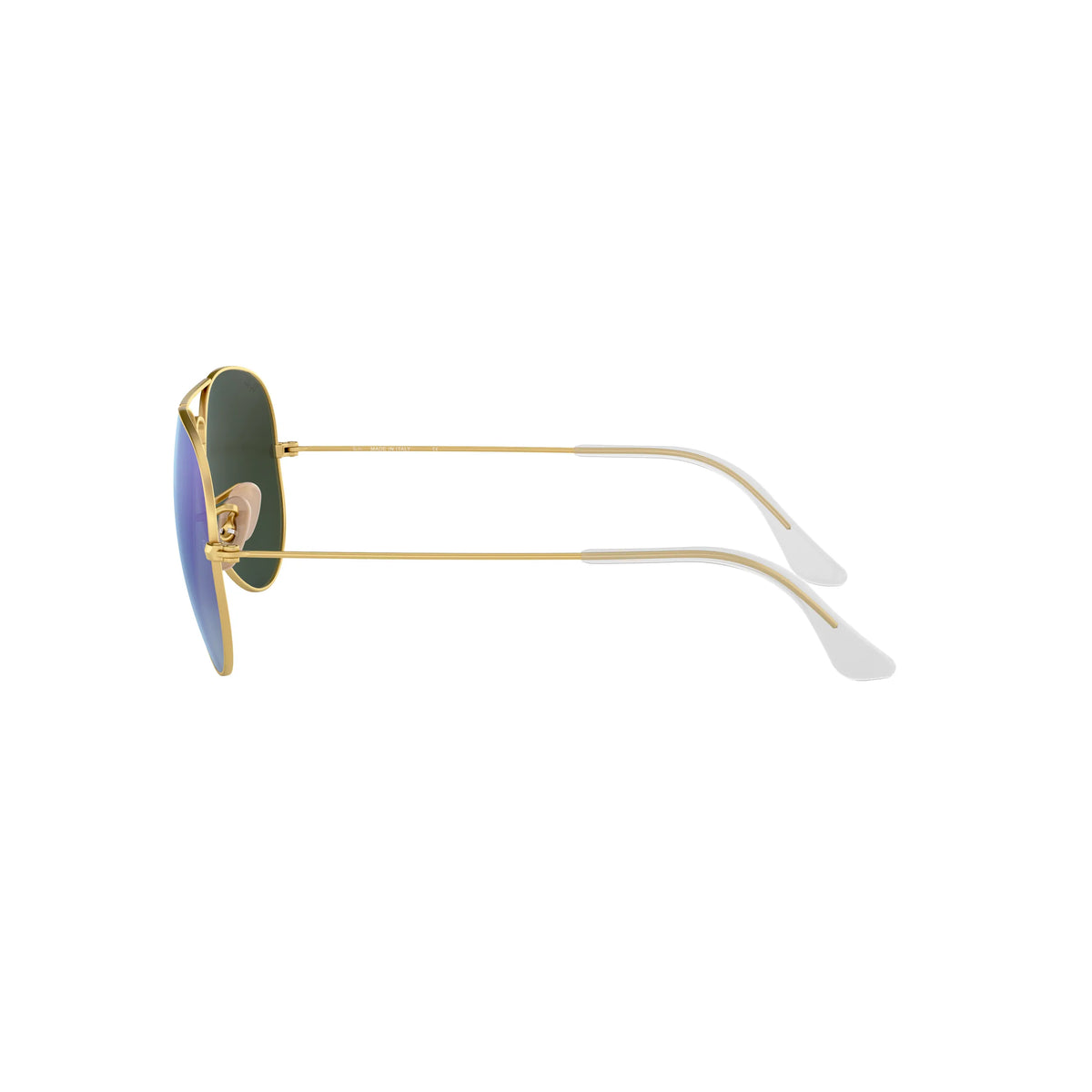 Ray-Ban Aviator Large Metal RB3025 112/17 Sonnenbrille, mattes Arista-Gold, Aviator-Form