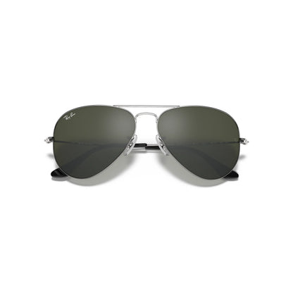 Occhiali da sole Ray-Ban Aviator Large Metal RB3025 W3277 Argento aviator