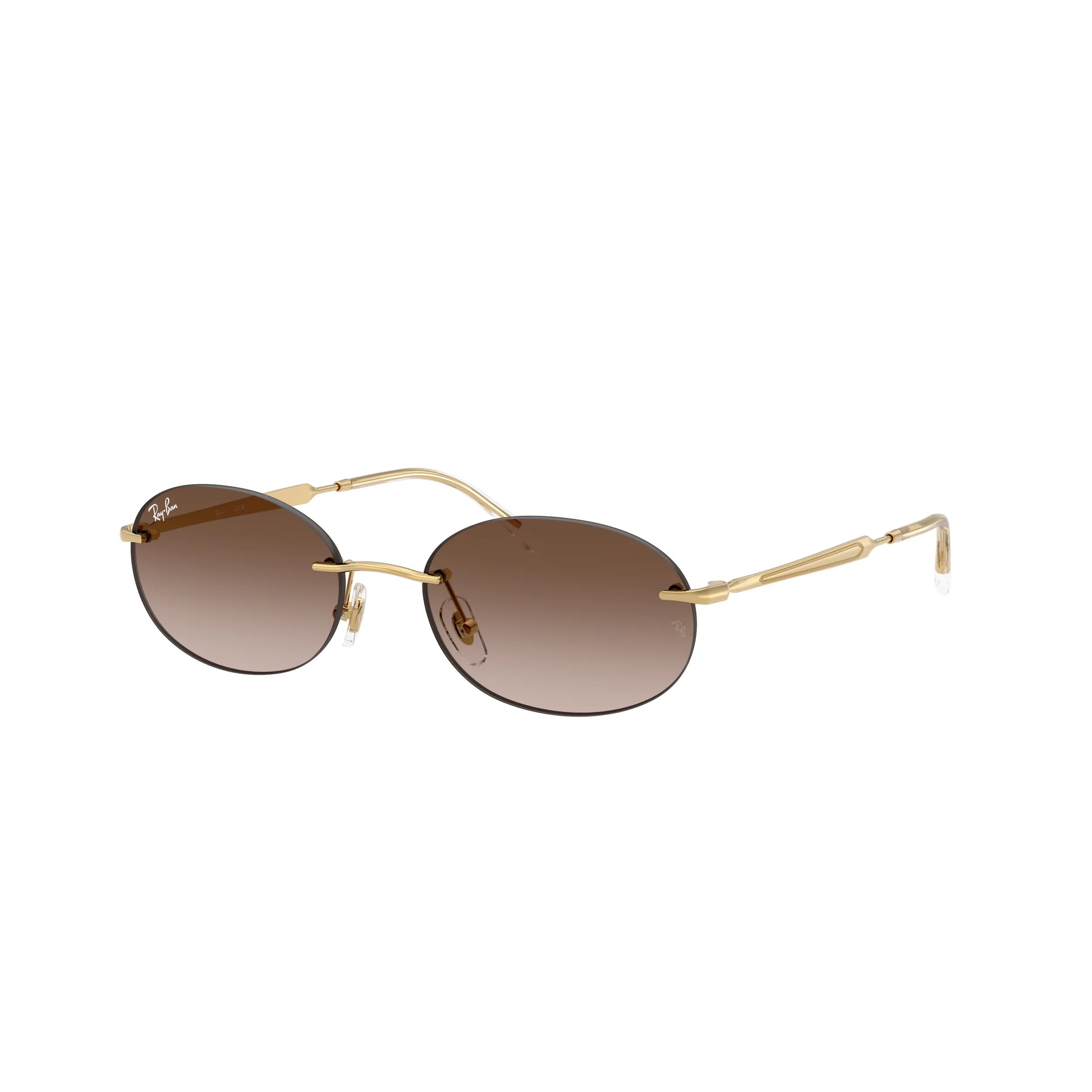 Occhiali da sole Ray-Ban RB3767 001/13 Gold Brown Gradient ovali -laterale