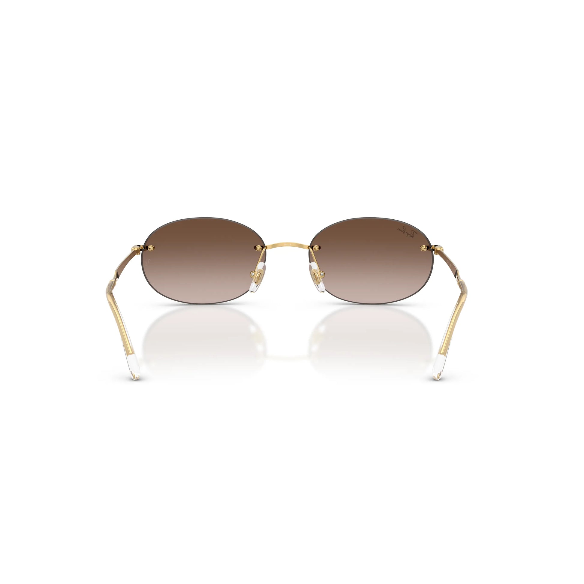 Occhiali da sole Ray-Ban RB3767 001/13 Gold Brown Gradient ovali -dettagli1