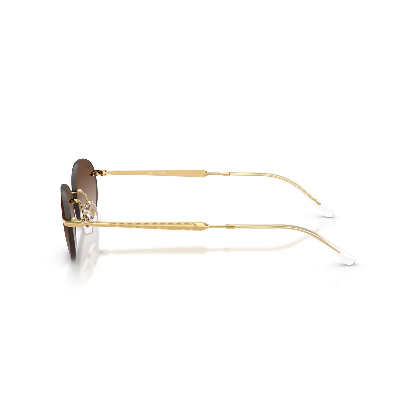 Occhiali da sole Ray-Ban RB3767 001/13 Gold Brown Gradient ovali -dettagli