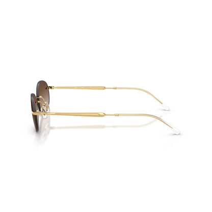 Occhiali da sole Ray-Ban RB3767 001/13 Gold Brown Gradient ovali -dettagli