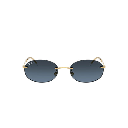 Occhiali da sole Ray-Ban RB3767 001/4C Gold-Blue Gradient ovali