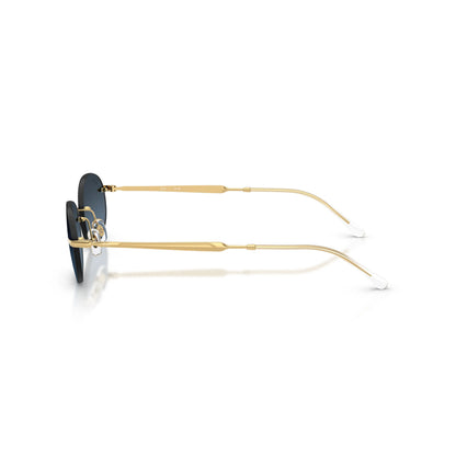 Occhiali da sole Ray-Ban RB3767 001/4C Gold-Blue Gradient ovali -dettagli