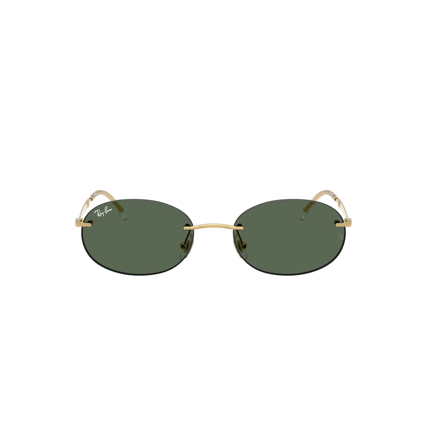 Occhiali da sole Ray-Ban RB3767 001/71 Gold Arista-Green ovali