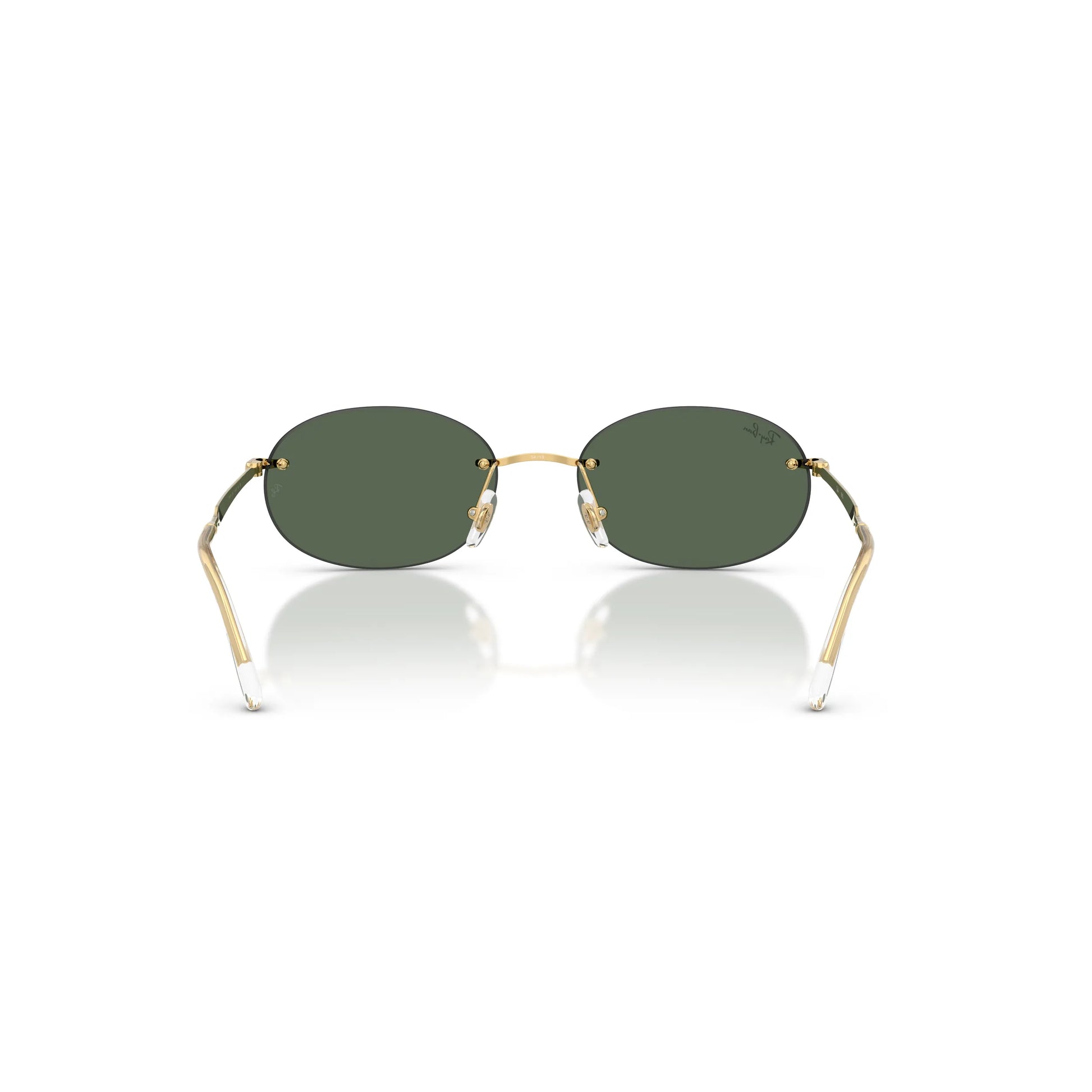 Occhiali da sole Ray-Ban RB3767 001/71 Gold Arista-Green ovali -dettagli1
