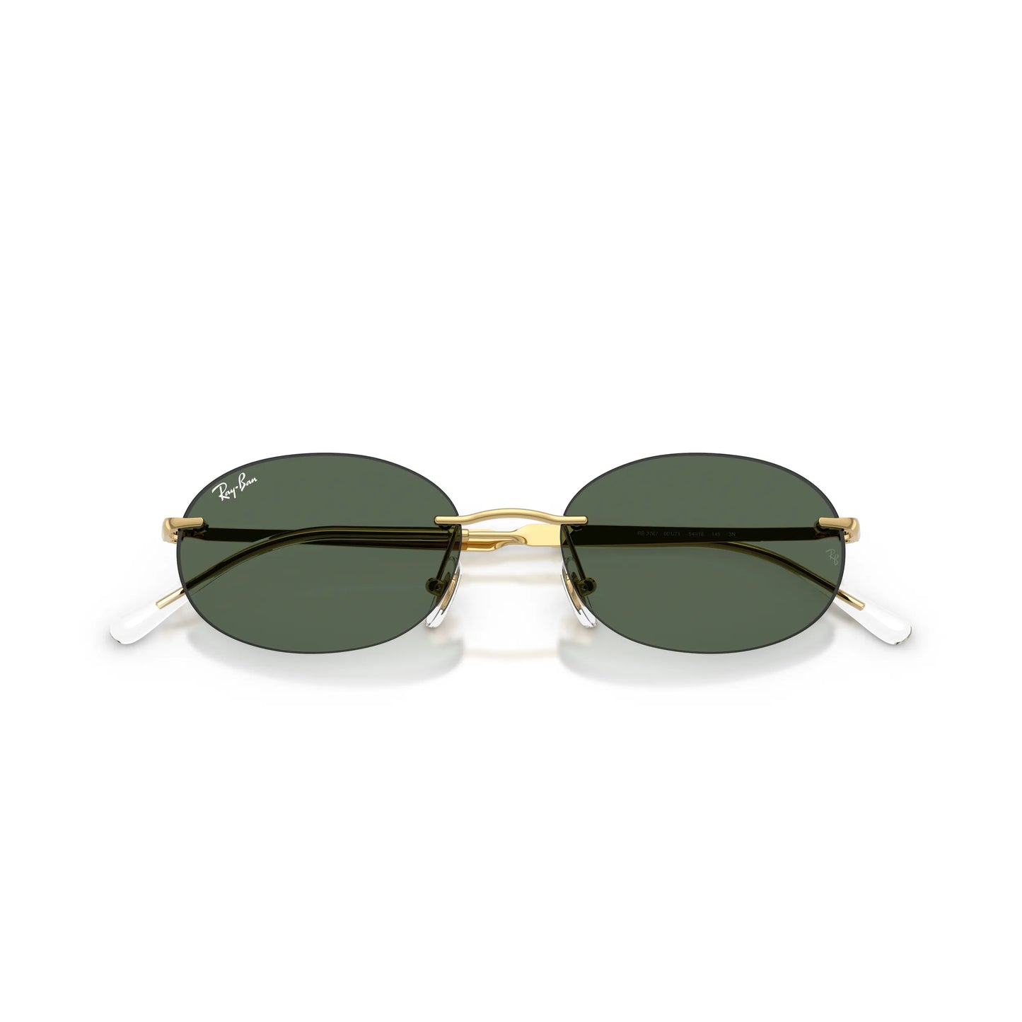 Occhiali da sole Ray-Ban RB3767 001/71 Gold Arista-Green ovali -dettagli2