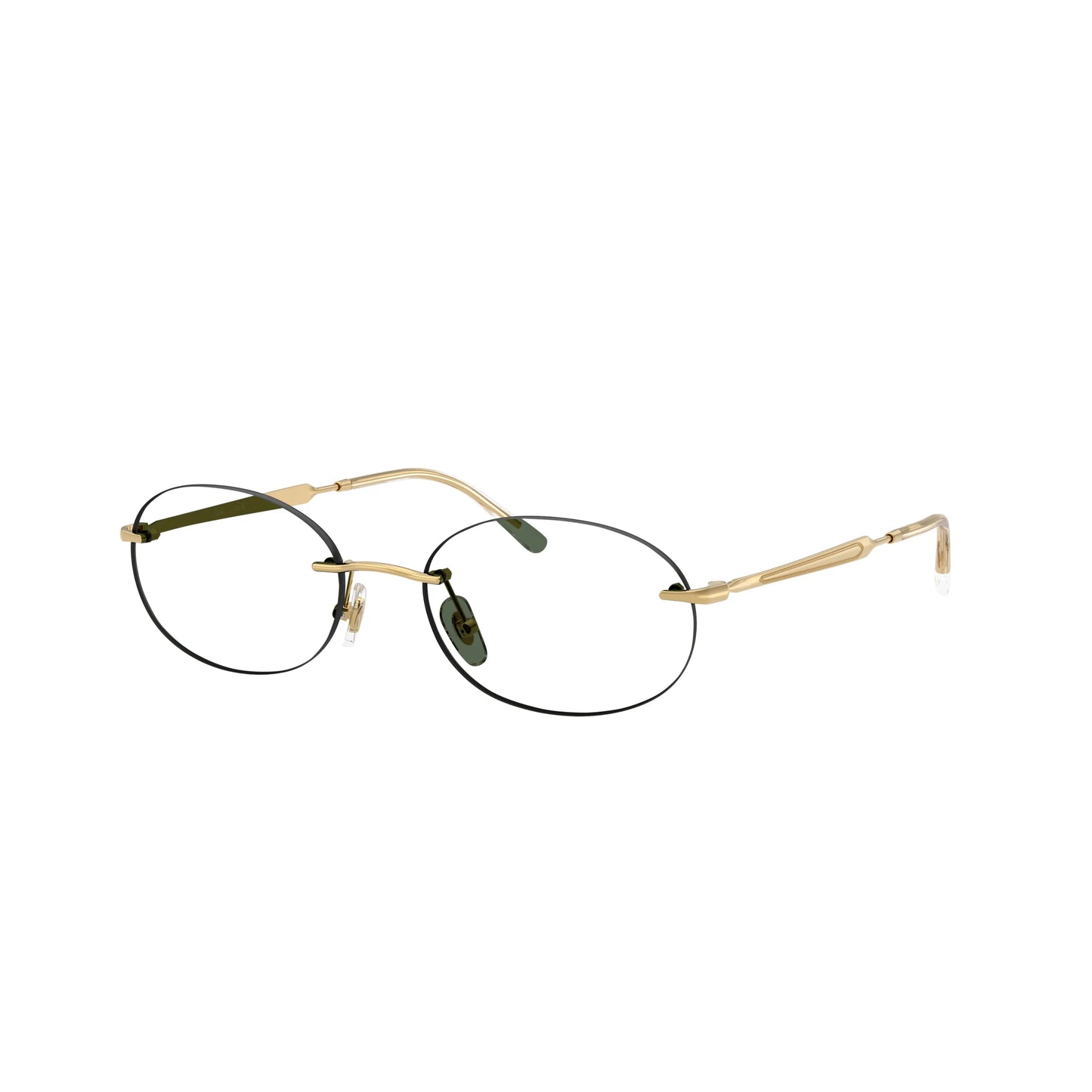 Occhiali da sole Ray-Ban RB3767 001/71 Gold Arista-Green ovali -dettagli3