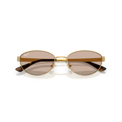 Occhiali da sole Ray-Ban RB3774D 001/3 Oro arista ovale