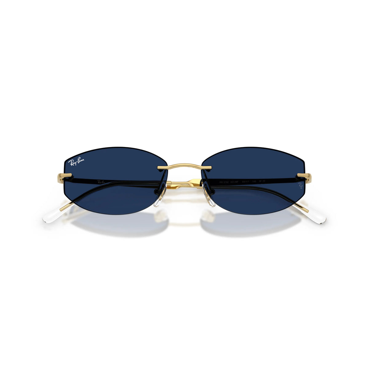 Óculos de sol Ray-Ban RB3792 001/MF Ouro arista Transitions borboleta