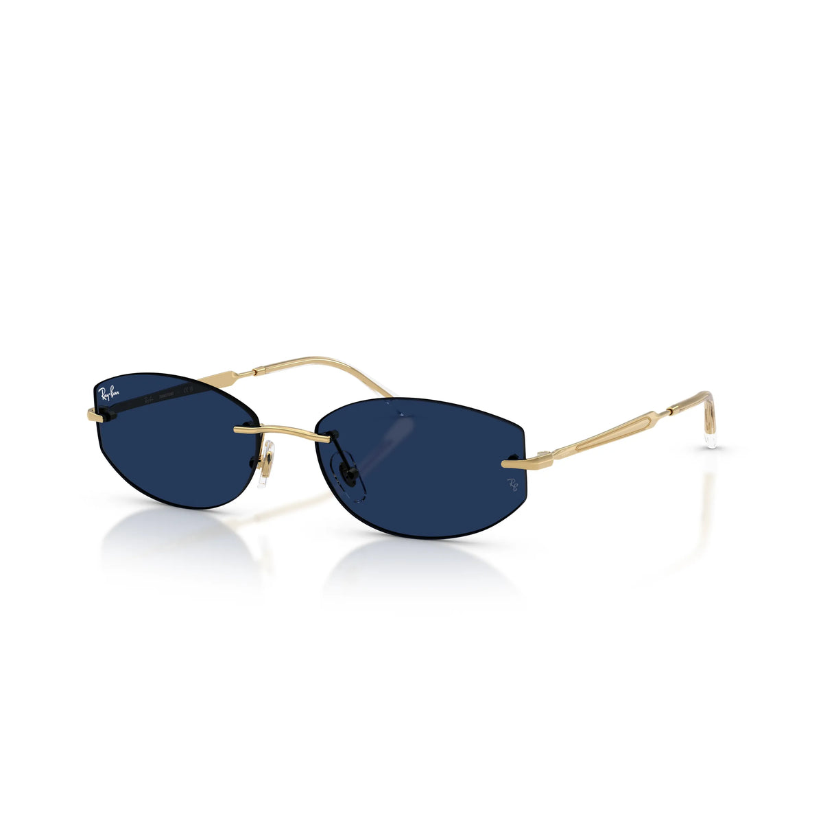 Óculos de sol Ray-Ban RB3792 001/MF Ouro arista Transitions borboleta