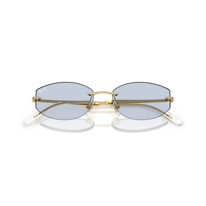Óculos de sol Ray-Ban RB3792 001/MF Ouro arista Transitions borboleta