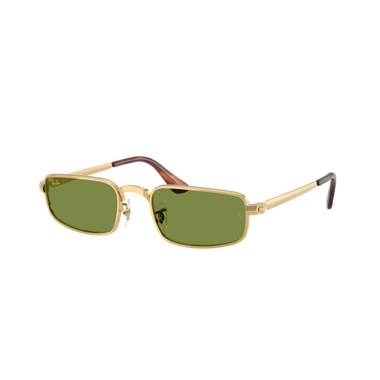 Occhiali da sole Ray-Ban A$AP Rocky RB3927 001/4E Gold Green rettangolari -laterale