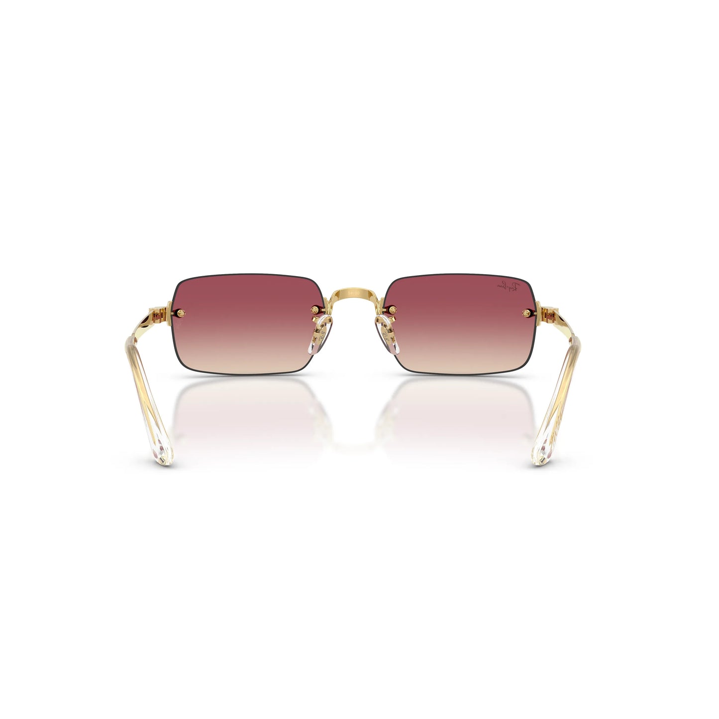 Occhiali da sole Ray-Ban RB3928 001/8H Gold Purple Gradient rettangolari -dettagli1