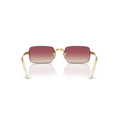 Occhiali da sole Ray-Ban RB3928 001/8H Gold Purple Gradient rettangolari -dettagli1