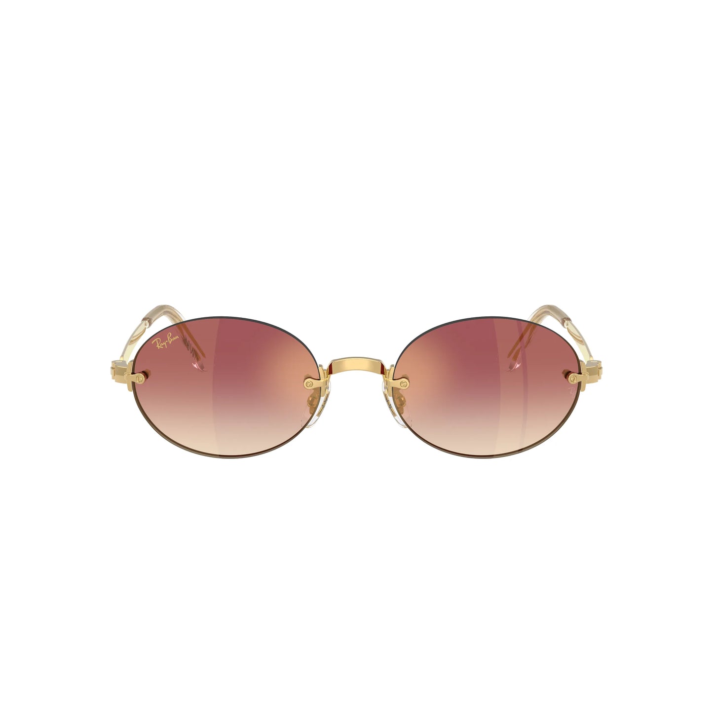 Occhiali da sole Ray-Ban A$AP Rocky RB3929 001/8H Gold Purple Gradient ovali