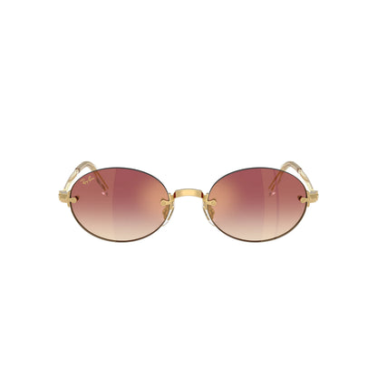 Occhiali da sole Ray-Ban A$AP Rocky RB3929 001/8H Gold Purple Gradient ovali