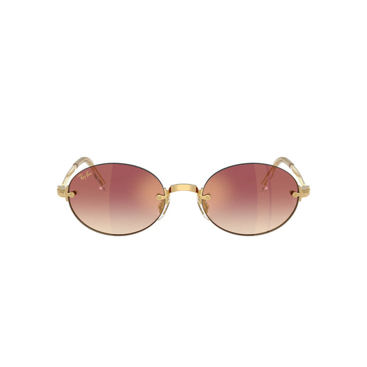 Occhiali da sole Ray-Ban A$AP Rocky RB3929 001/8H Gold Purple Gradient ovali