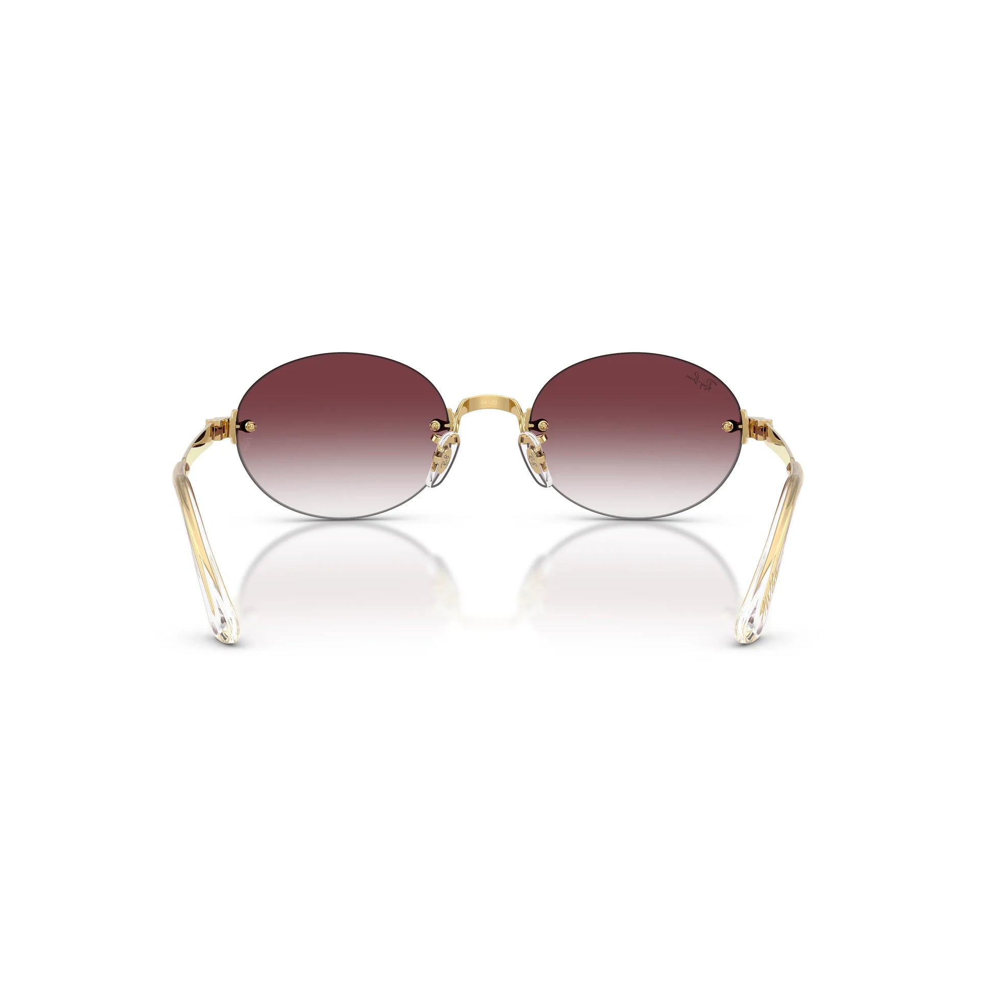 Occhiali da sole Ray-Ban A$AP Rocky RB3929 001/8H Gold Purple Gradient ovali -dettagli1