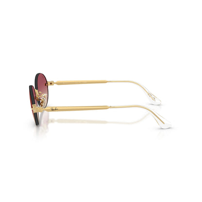 Occhiali da sole Ray-Ban A$AP Rocky RB3929 001/8H Gold Purple Gradient ovali -dettagli