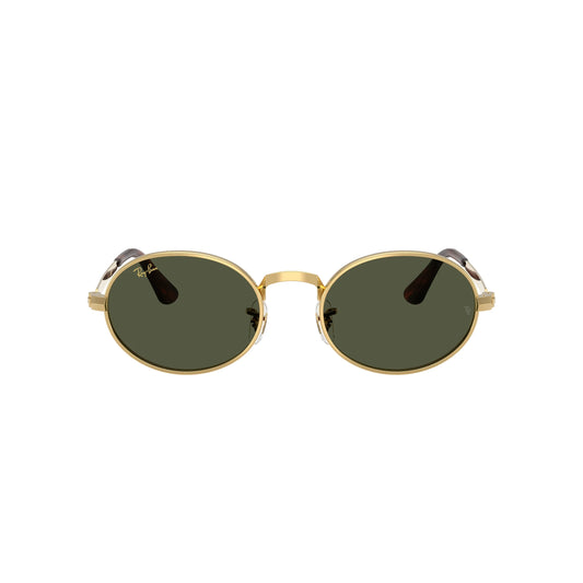 Occhiali da sole Ray-Ban A$AP Rocky RB3931 001/31 Gold Green rotondi