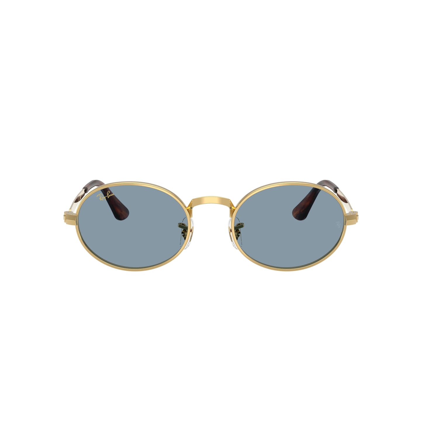 Occhiali da sole Ray-Ban A$AP Rocky RB3931 001/56 Gold Blue rotondi