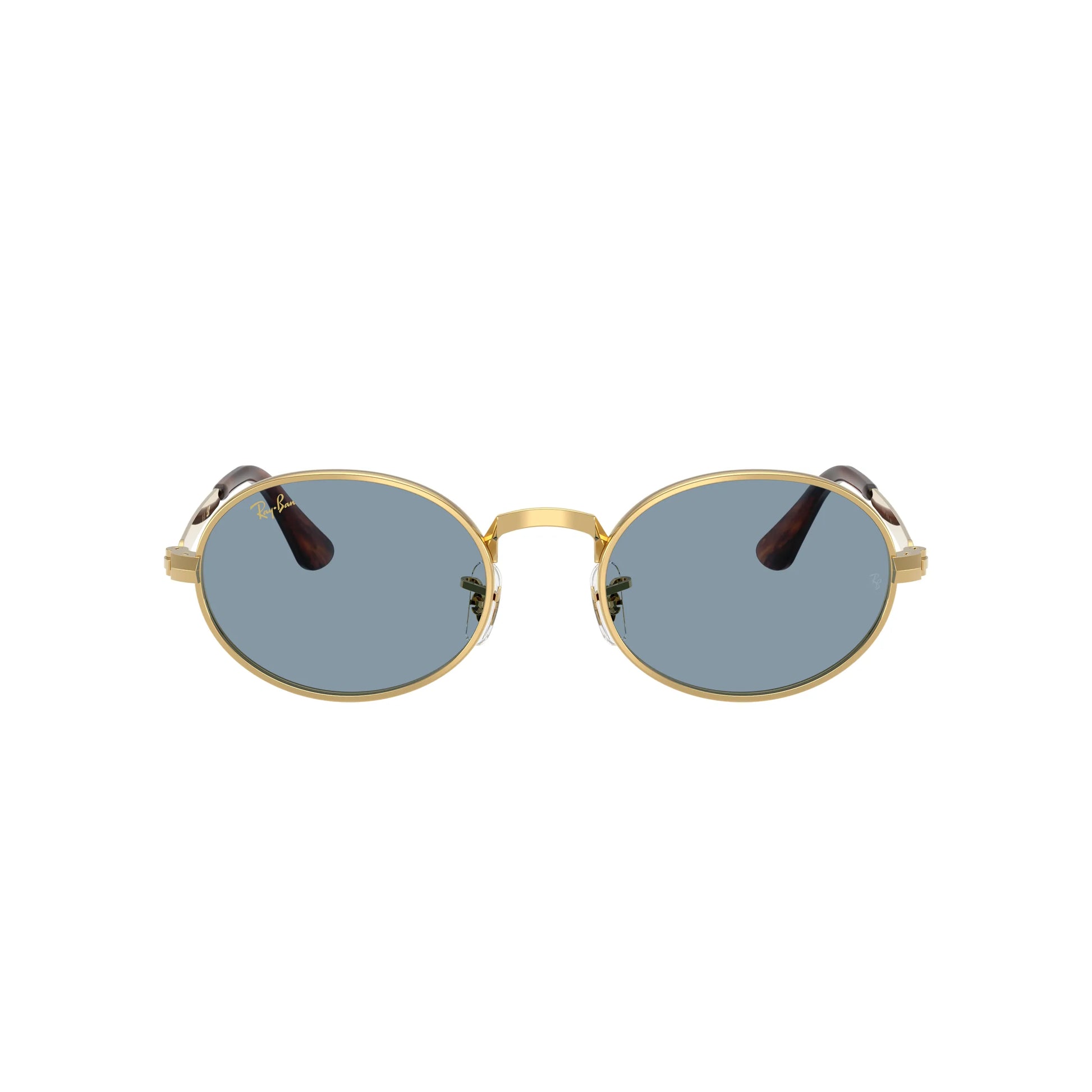 Occhiali da sole Ray-Ban A$AP Rocky RB3931 001/56 Gold Blue rotondi