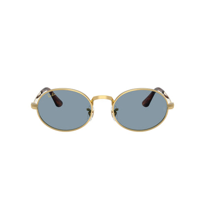 Occhiali da sole Ray-Ban A$AP Rocky RB3931 001/56 Gold Blue rotondi