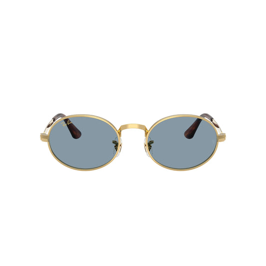 Occhiali da sole Ray-Ban A$AP Rocky RB3931 001/56 Gold Blue rotondi