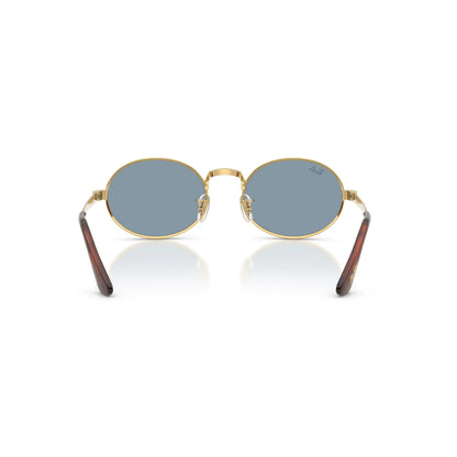 Occhiali da sole Ray-Ban A$AP Rocky RB3931 001/56 Gold Blue rotondi -dettagli1