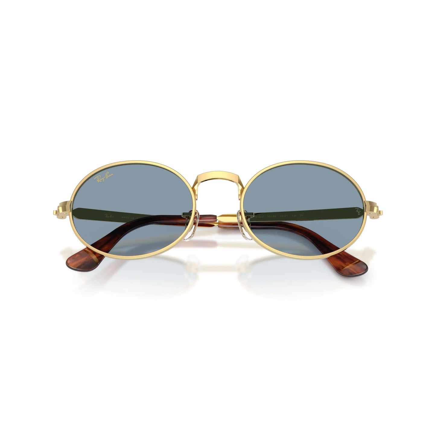Occhiali da sole Ray-Ban A$AP Rocky RB3931 001/56 Gold Blue rotondi -dettagli2