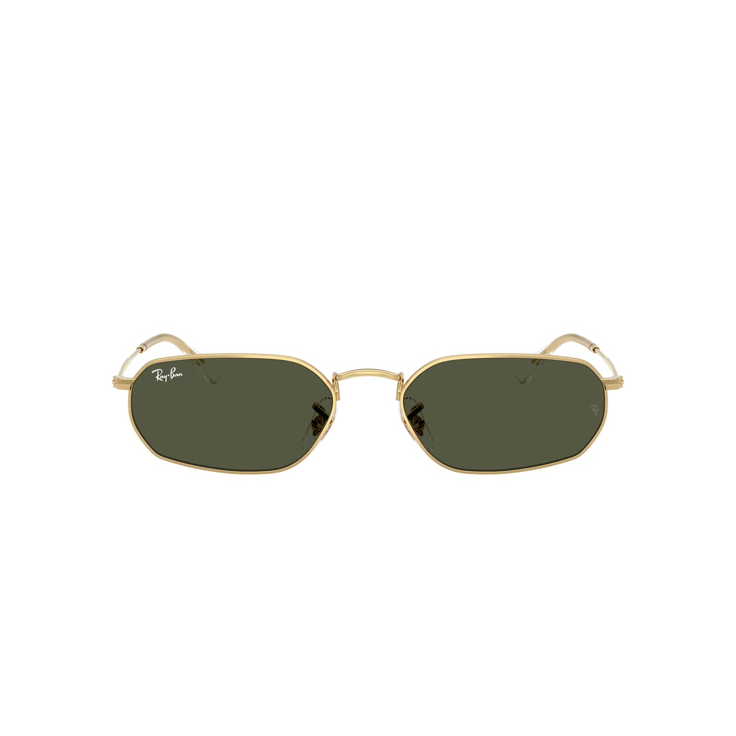 Occhiali da sole Ray-Ban RB3947 001/31 Gold Green geometrici