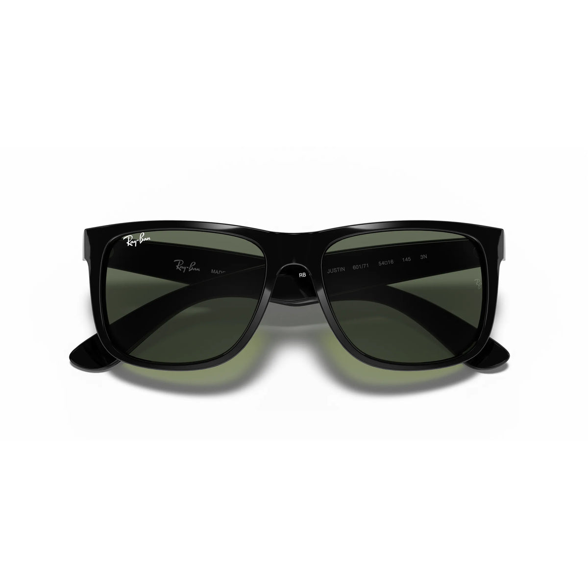 Ray-Ban Justin RB4165 601/71 Sonnenbrille Schwarz rechteckig