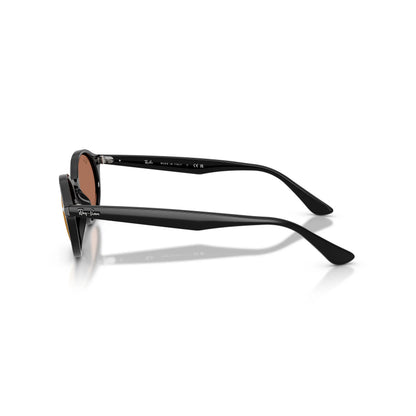 Occhiali da sole Ray-Ban RB4315 Black Brown Gold Mirror ovali -dettagli