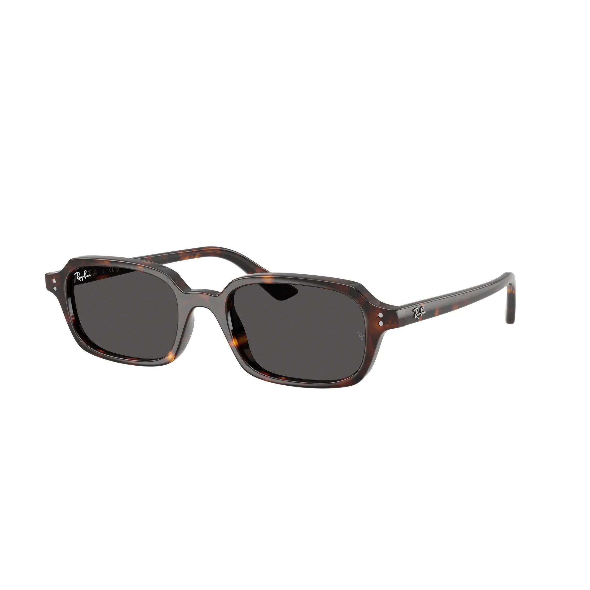 Occhiali da sole Ray-Ban RB4455 1359/87 Havana rettangolari -laterale