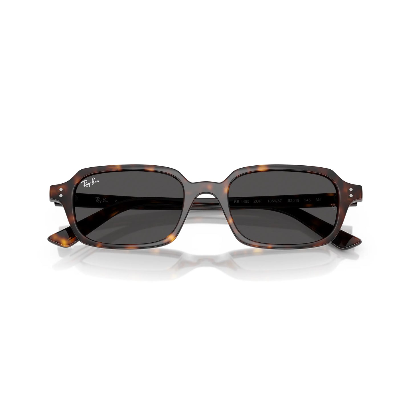 Occhiali da sole Ray-Ban RB4455 1359/87 Havana rettangolari -dettagli2