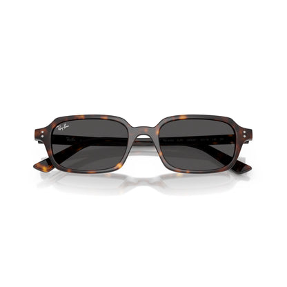 Occhiali da sole Ray-Ban RB4455 1359/87 Havana rettangolari -dettagli2