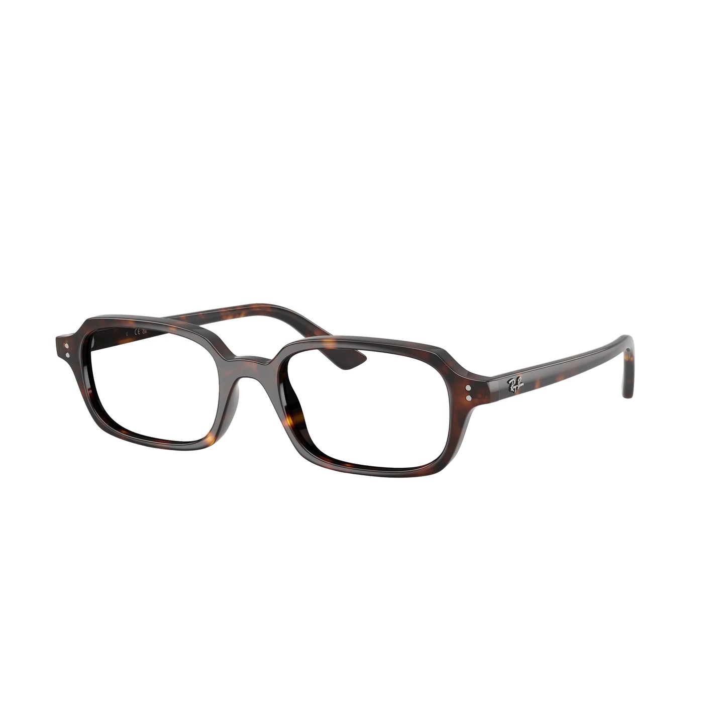 Occhiali da sole Ray-Ban RB4455 1359/87 Havana rettangolari -dettagli3