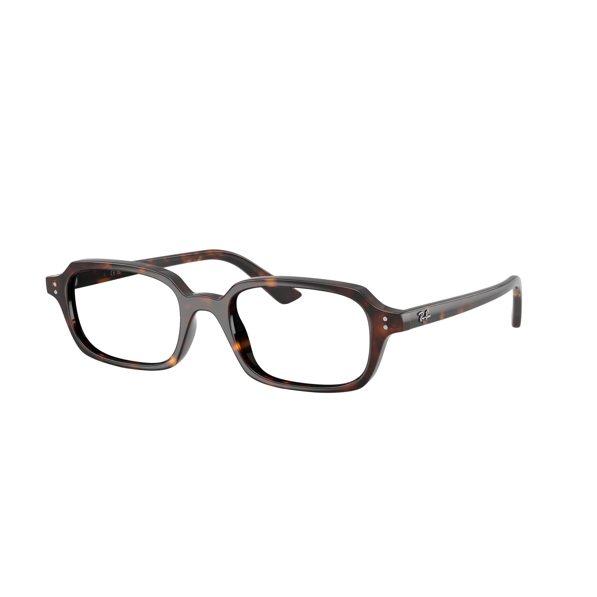 Occhiali da sole Ray-Ban RB4455 1359/87 Havana rettangolari -dettagli3