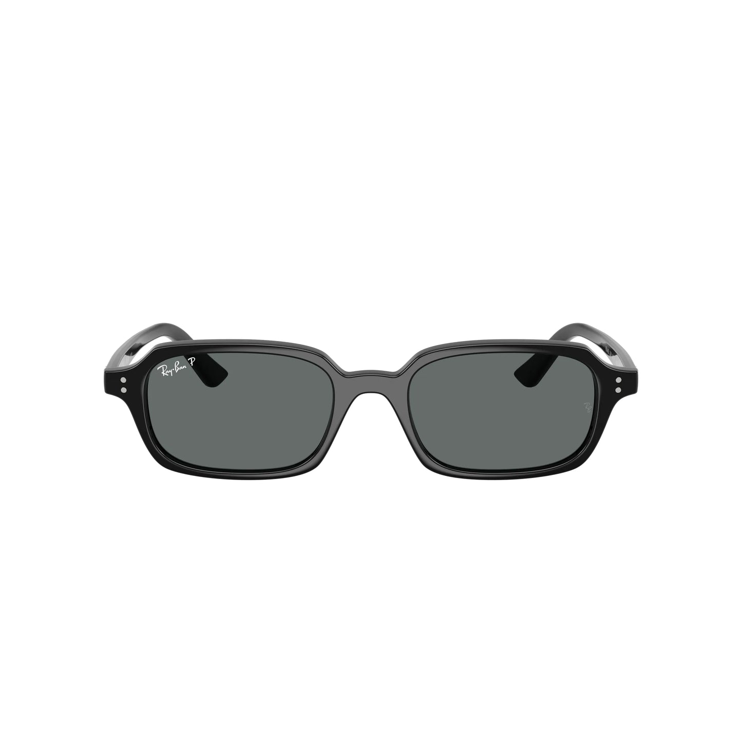 Occhiali da sole Ray-Ban RB4455 6677/81 Black Polarized rettangolari
