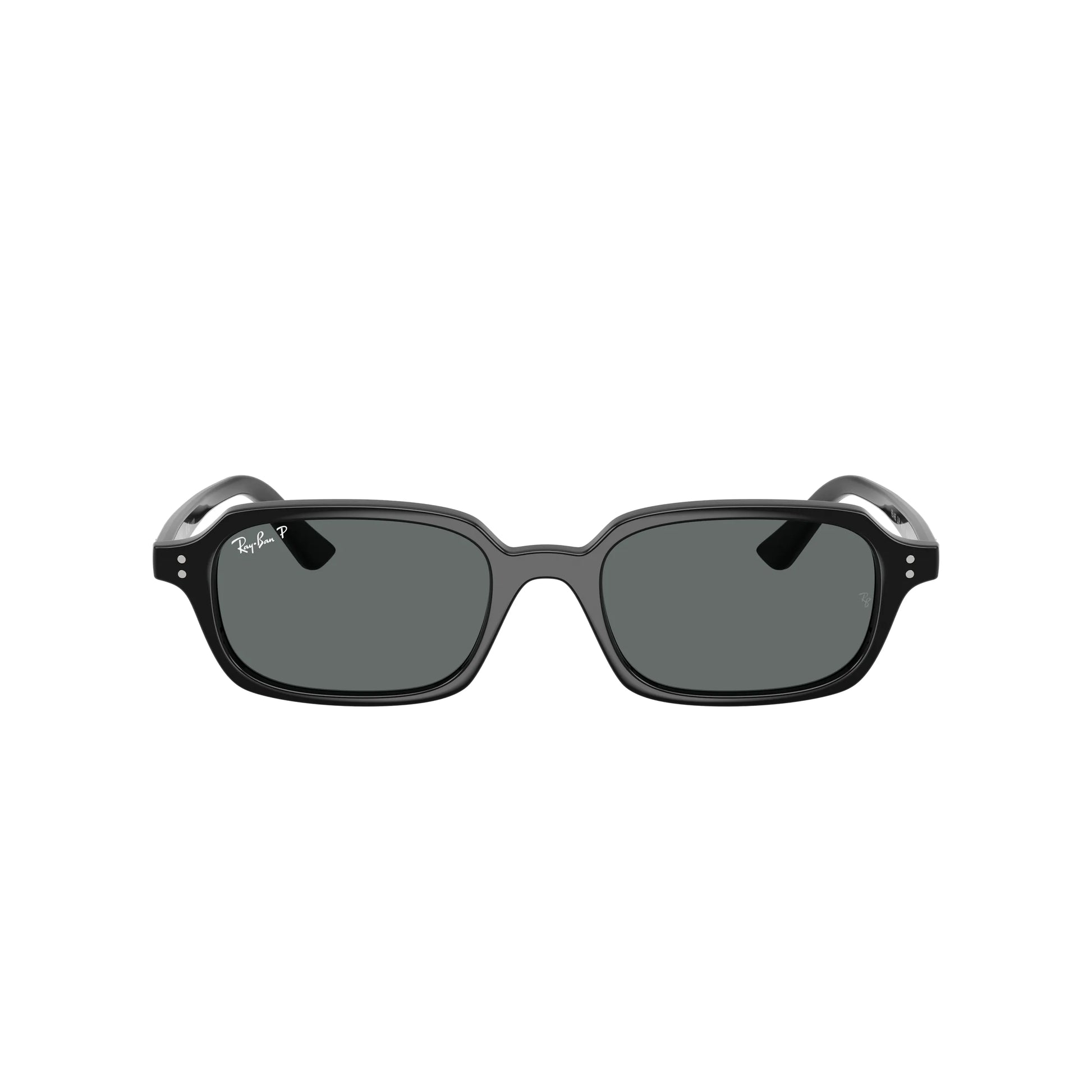 Occhiali da sole Ray-Ban RB4455 6677/81 Black Polarized rettangolari