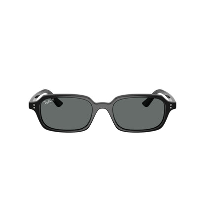 Occhiali da sole Ray-Ban RB4455 6677/81 Black Polarized rettangolari